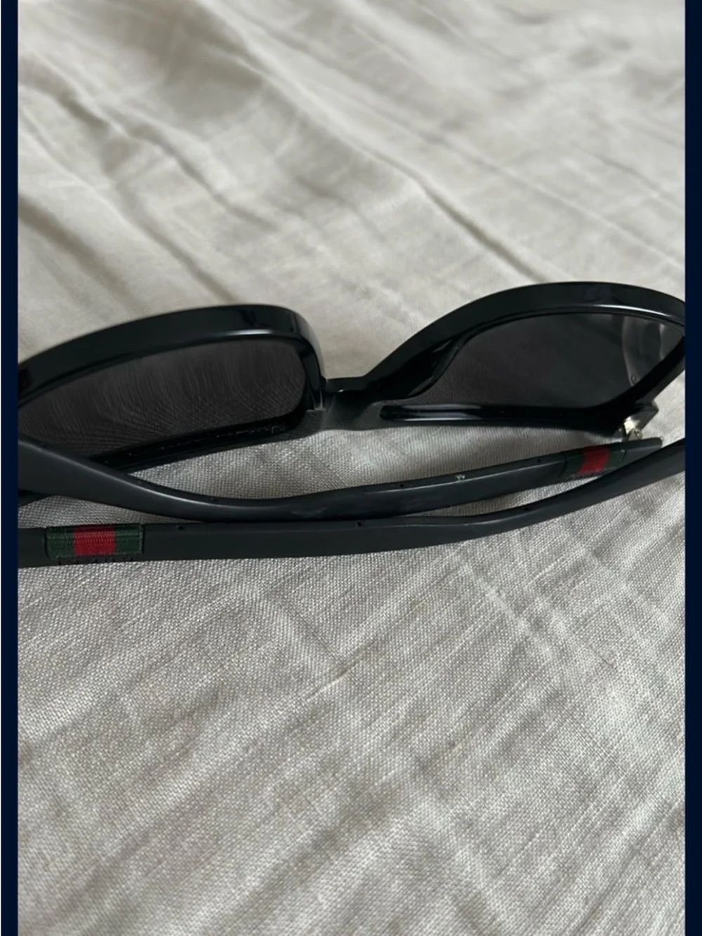 Gucci Black Oversized Square Sunglasses